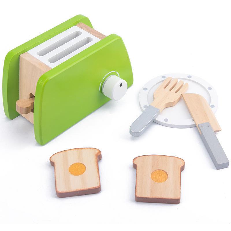Wooden Kitchen Toy Set For Kids Pretend Play With Diy Cooking Accessories For Boys And Girls
