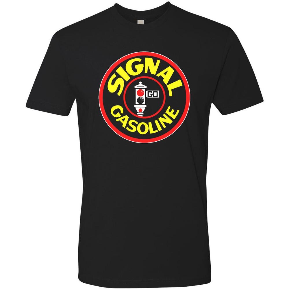 

Hot Rod T Shirt Tee Nostalgia Gas Oil Drag Race Signal Gasoline M