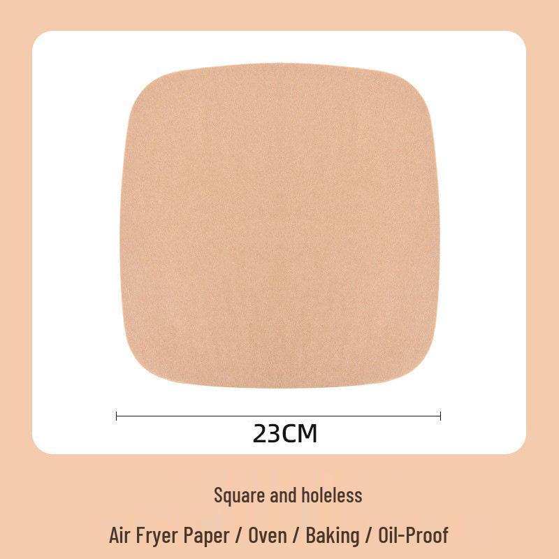 Disposable Square Air Fryer Silicone-Infused Baking Paper for Oil Absorption