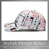 BUZZxSELECTION Casual Cap with English Tarot and Unique Design Men's Letters, Logo, Cards, (CAP185) (White)