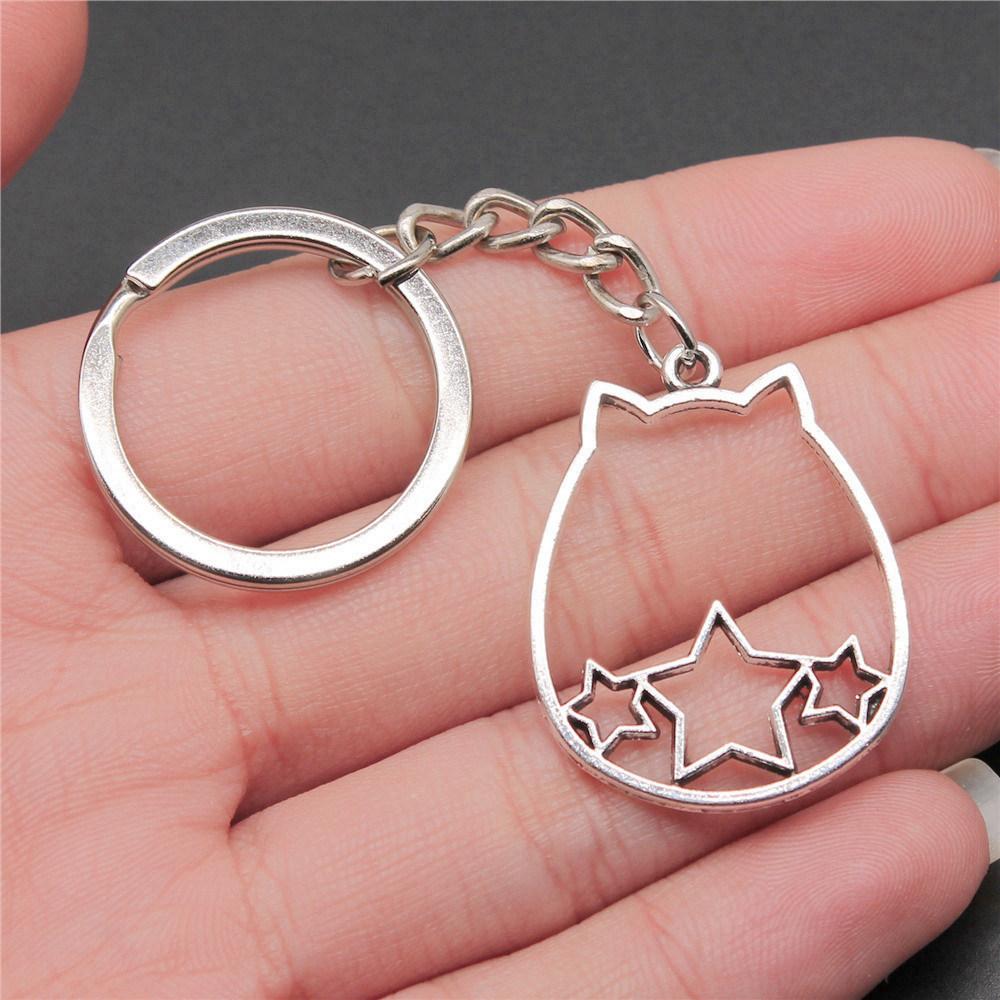 Poultry Farm Chicken Rooster Keychain for Men High Quality Initial New Year Gift Hip Hop Bag Accessory