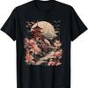 Pagode Pagodenturm Kirschblüten-Kunst-T-Shirt