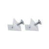 100 Pcs Repair Fixing Drawer Chest Bottom Sagging Support Mending Mend Wedge Screws Furniture Mending Wedges Corner Brackets