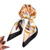 Romantic Branches and Leaves Simulation Silk Printing Women's Silk Scarf Square Scarf High-end Shawl Sunscreen Neck Scarf Headscarf Scarf