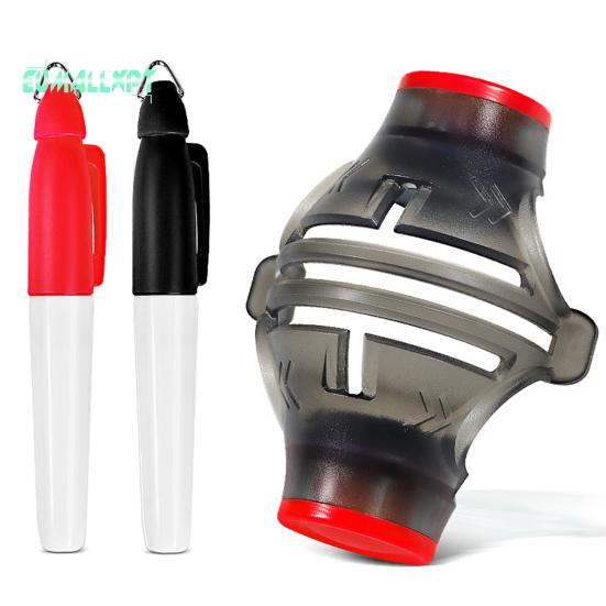 

Маркер для линии гольфа с синим/красным ящиком — зажим для разметки на 360 градусов, профессиональный набор для рисования линий красный