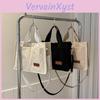 Corduroy Large Tote Bag Womens Capcity Handbags For Ladies Commuting Crossbody Bag Messenger Shoulder Bag Female Handbag