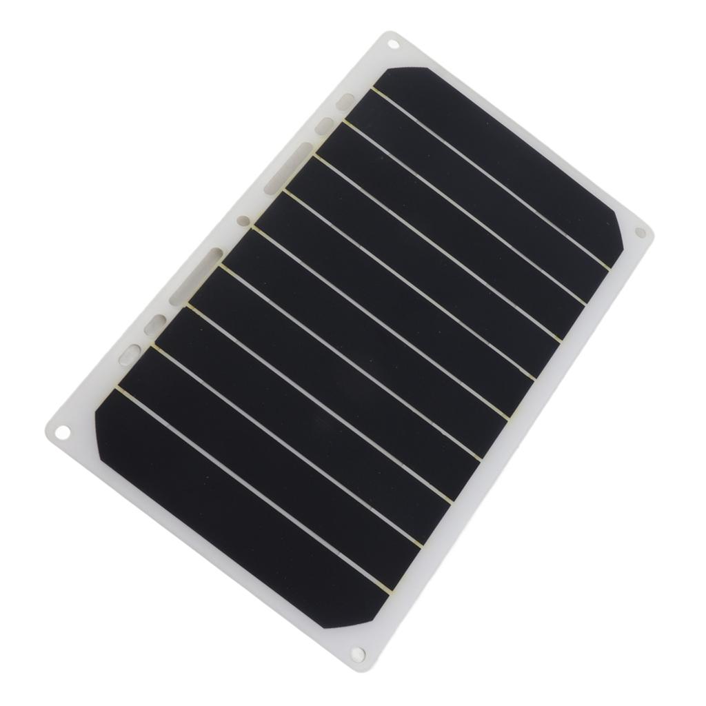 Tragbares 10-W-Solarpanel-Ladegerät für den Außenbereich mit Standard-USB-Ausgang zum Aufladen von Telefonen