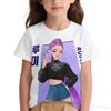 Summer Children KPop Demon Hunters 3D Cartoon Anime T-shirt Boys Clothes Girls Casual