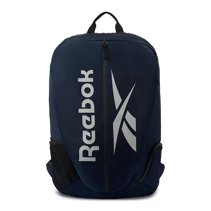 New Reebok Fabric Backpack Double Shoulder Backpack Regular Unisex Black/Navy Blue/Gray Green RB230001M