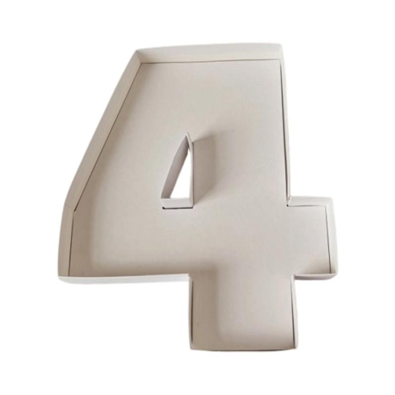 Lightweighted Snack Organize Box With Letter Shape Multipurpose Food Container Party Favor Box