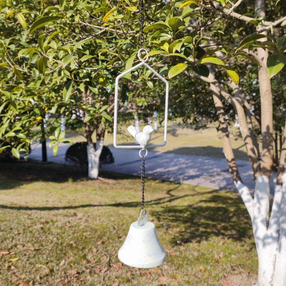 Iron Wind Chime Ornaments Vintage Hanging Decoration Craft Metal Bell Pendant  Backyard