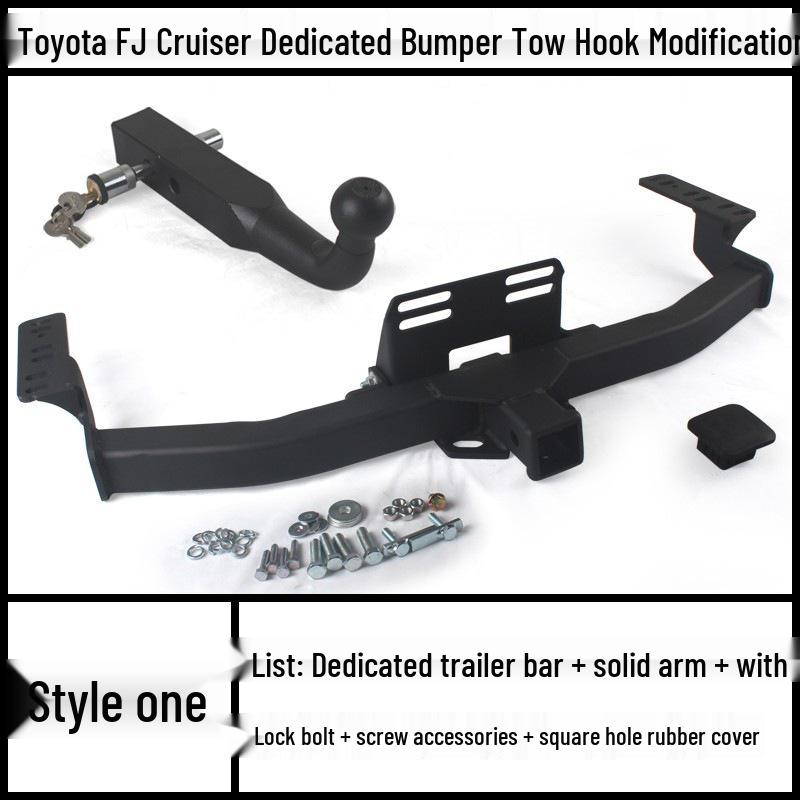 Toyota FJ Cruiser Prado Modified Trailer Tow Hook Tiger Head Bracket