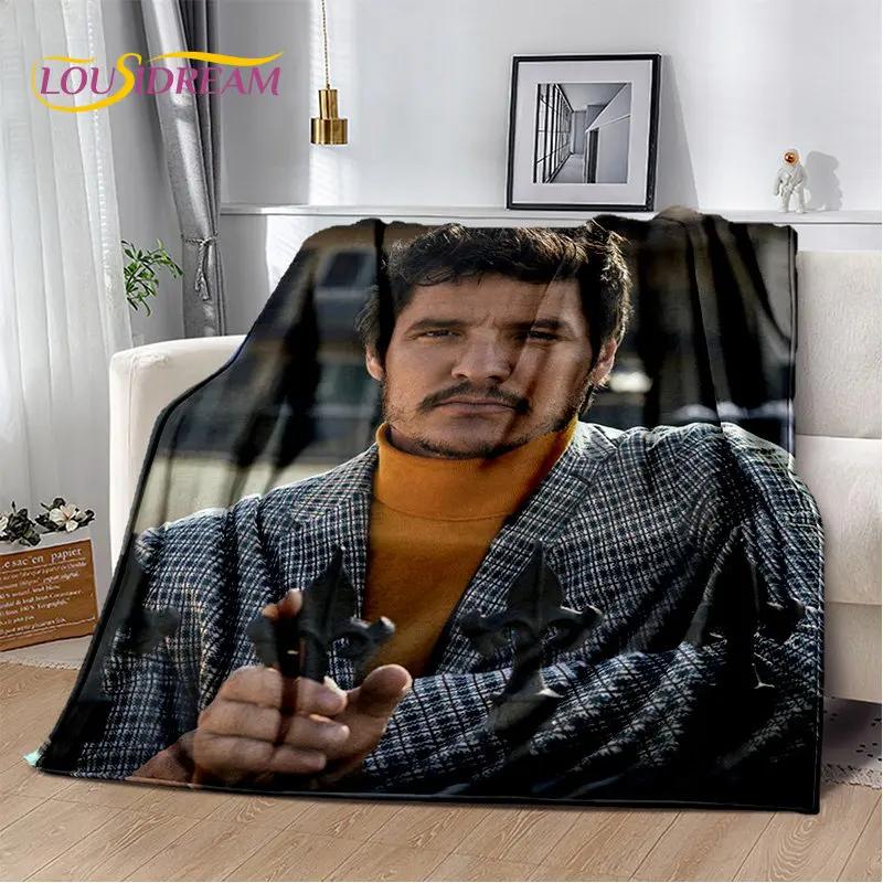Couverture Peluche Douce Photo Jose Pedro Balmaceda Pascal Imprimée en 3D, Couverture Flanelle Couverture Jetée pour Salon Chambre à Coucher Lit Canapé