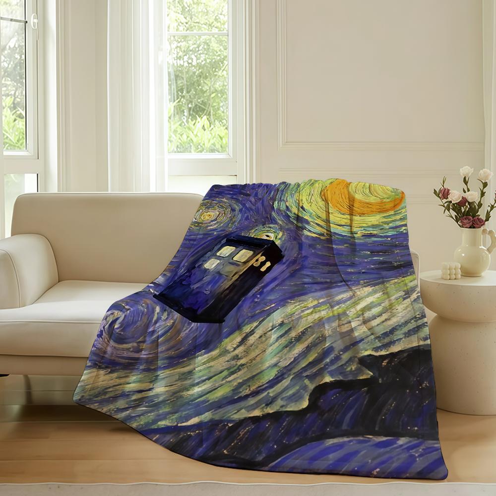 Fantasy movie D doctor w WhoS Blanket For Sofa Office Bed Plane Travel Sleep Read Relax Camping Soft And Warm