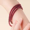 Handcraft Multiple Strand Garnets Beaded Bracelet For Women Fashion Jewelry