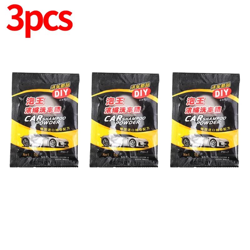 Car Washing Decontamination Concentrated Powder Strong Essence Foam Cleaner Shampoo Automobiles Windshield Wash Accessories