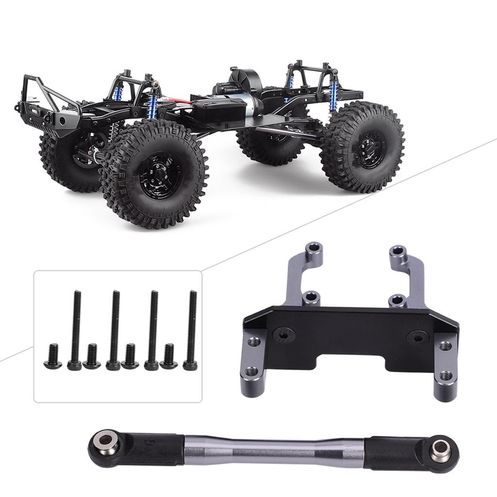 Servo Stand Mount with Steering Link Rod Fit for Axial SCX10 II 90046 1 10 RC Car