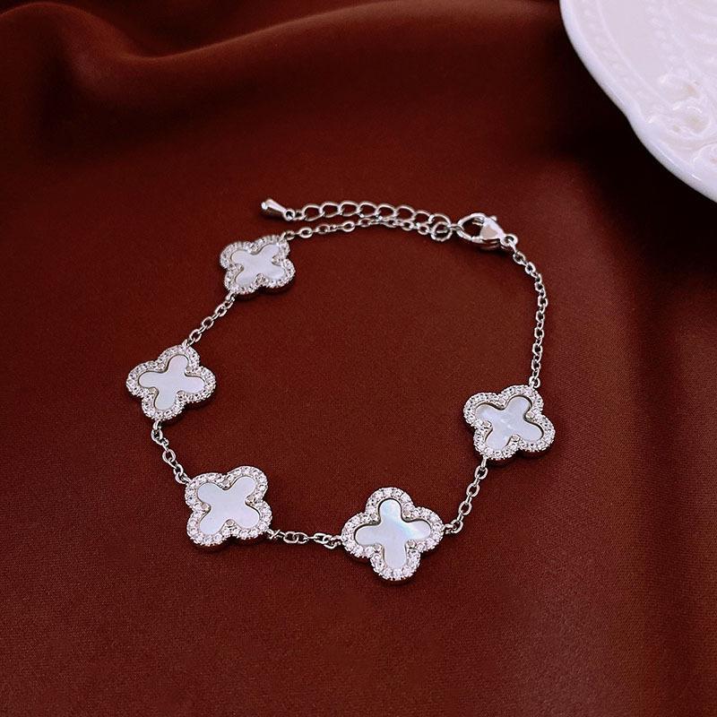 

Браслет с цирконом, браслет в стиле ретро, легкая роскошь, нишевые ювелирные изделия высокого класса