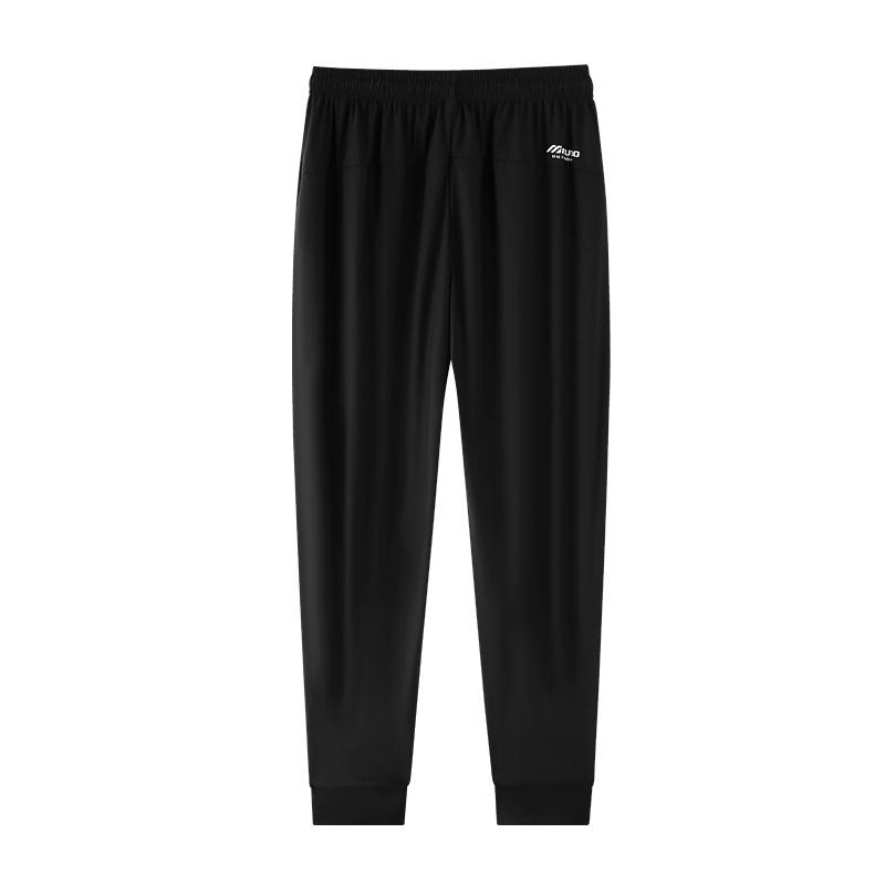 Mizuno Outdoor Breathable Cuffed Training Running Sports Leisure Pants Unisex Pants Black A2CF2101