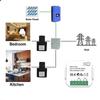 WiFi Intelligent Energies Meter Single/Double Channel Energy Monitors Power Voltages Current Meter Bidirectional Meter