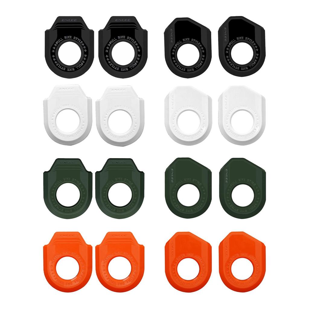 TPU Bicycle Crank Arm Protector Universal Crank Boots Spare Set Dustproof Sleeve for Bike Crankset MTB Riding