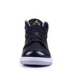 Air Jordan 1 Cushioning, Wear Resistant High Top Vintage Basketball Shoes Men's Black Yellow 554724-070