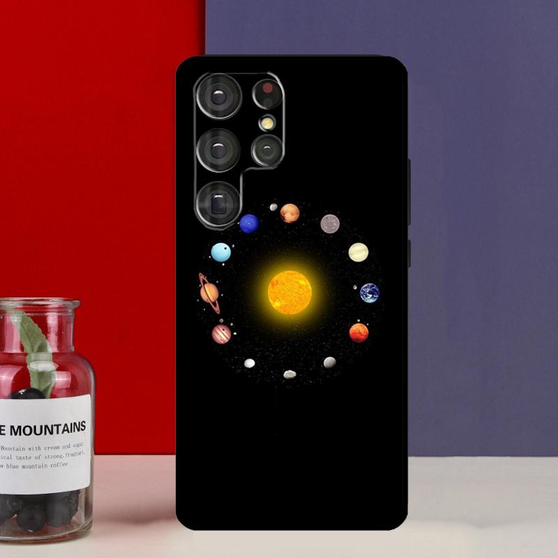 Space Planets Solar System Funda Case For Samsung Galaxy S25 Ultra S9 S10 S20 S21 S22 Plus S23 Ultra S24 FE Phone Cover