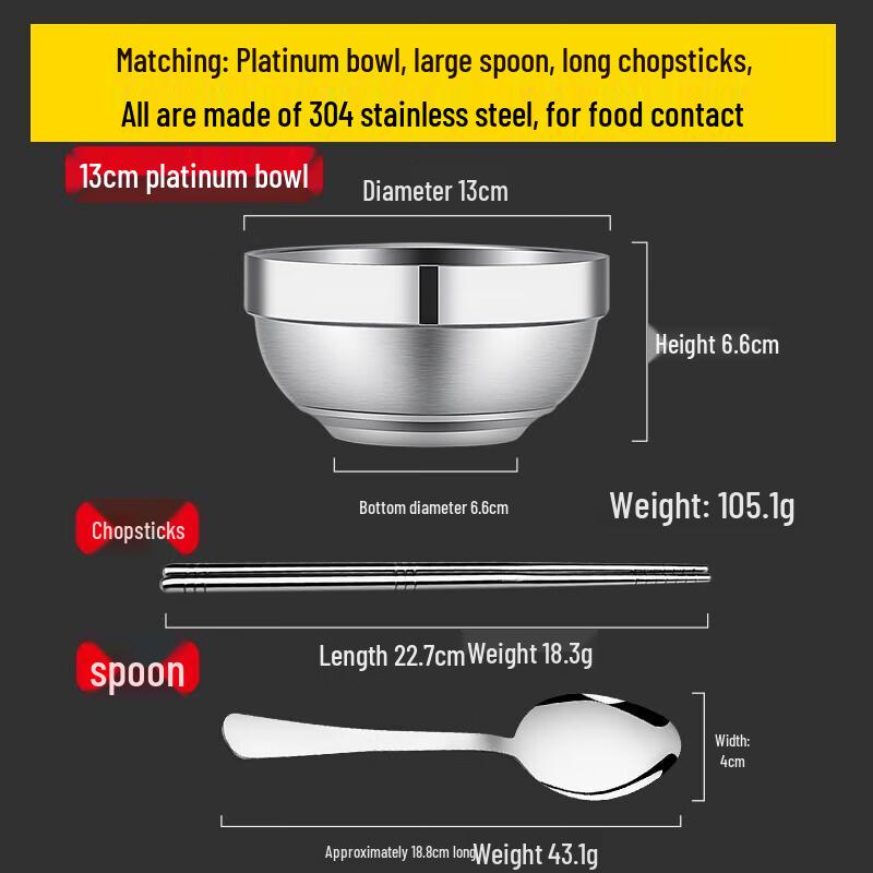 304 Stainless Steel Divided Lunch Tray