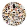 100 stk Søte Hund Meme Klistremerker for Journalføring Bærbar PC Scrapbook Vannflaske Skateboard Vanntett PVC Hundeklistremerker for Barn Tenåringer Jenter Gutter