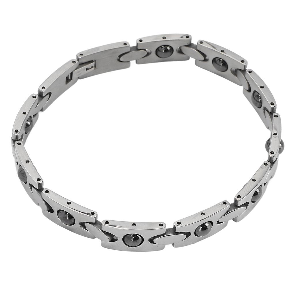 Bransoletka z kamienia magnetycznego Stal tytanowa Bransoletki do terapii odchudzającej na zapalenie stawów, łagodzenie bólu stawów