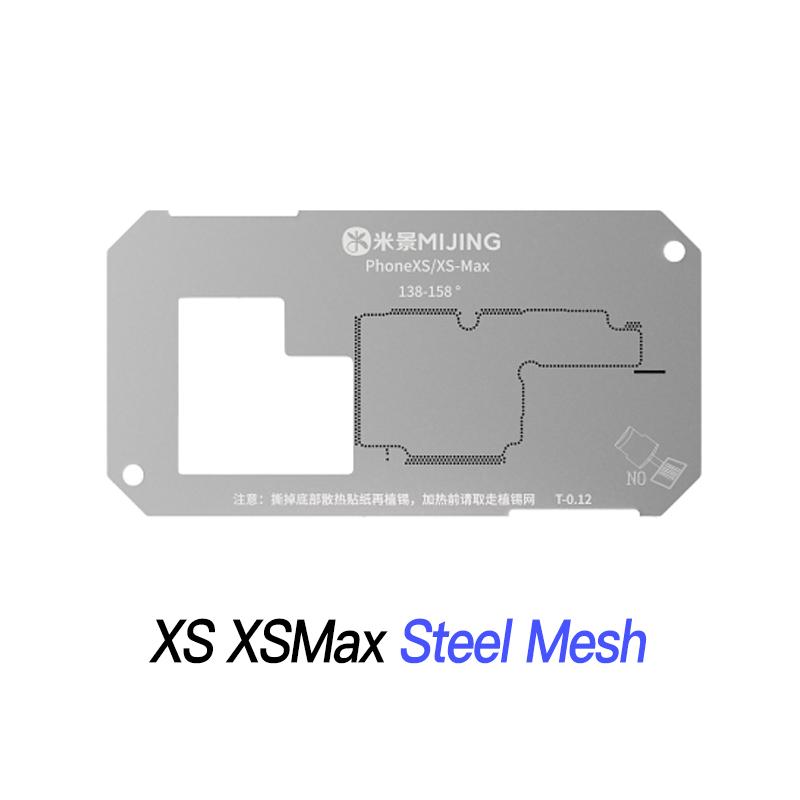 Mijing Z20 Pro Reballing Stencil Fixture Kits for iPhone X-17 Pro Max Motherboard Middle Frame Planting Tin Platform Hand Tools
