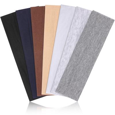 Fasce sportive per donna Fasce per capelli antiscivolo per il sudore Elastico in morbido cotone Fasce per la testa elasticizzate Allenamento Yoga Corsa all'aperto Fascia per capelli Accessori per capelli