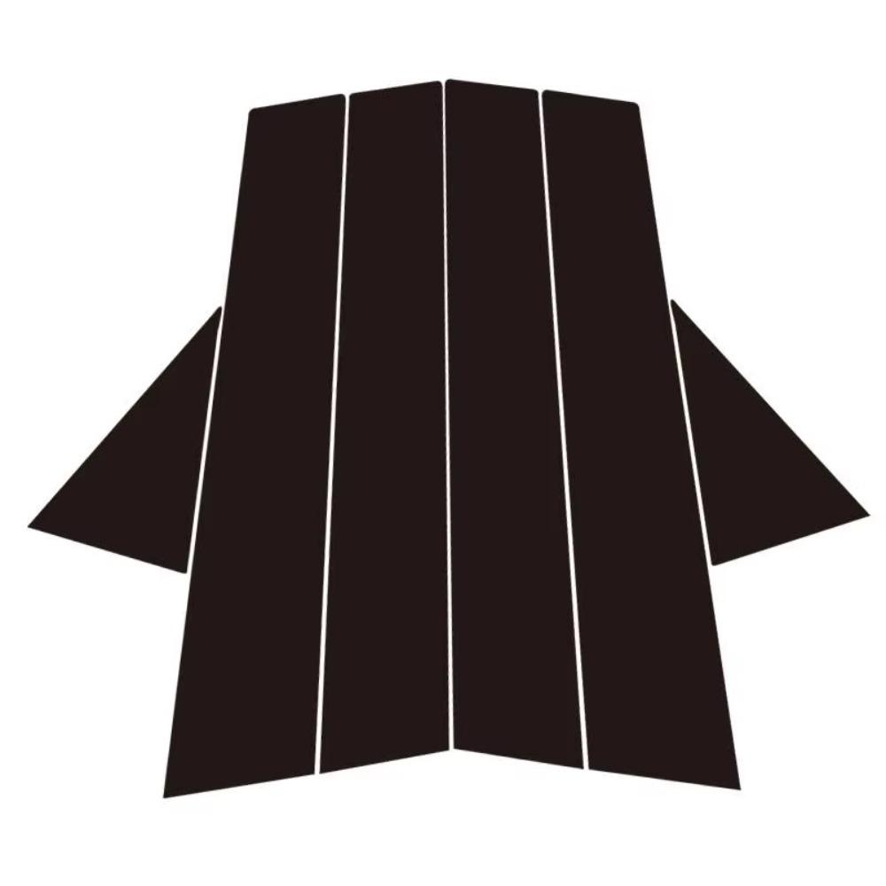 6 Stuks Deur Raam Stijl Posts voor Volkswagen Passat B7 2011 2012 2013 2014 -2018 Sierlijst Cover Kit Decoratieve Accessoires