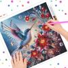 Hummingbird DIY Diamond Painting Kit with Colorful Rhinestones Sparkling Craft Canvas for Adults Home Decor and Relaxing Hobby