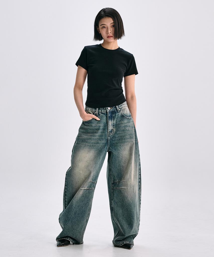 TAKEASY [Special Feature] 2-Pack (Women'S) Ribbed Mini Tee - 7 Colors