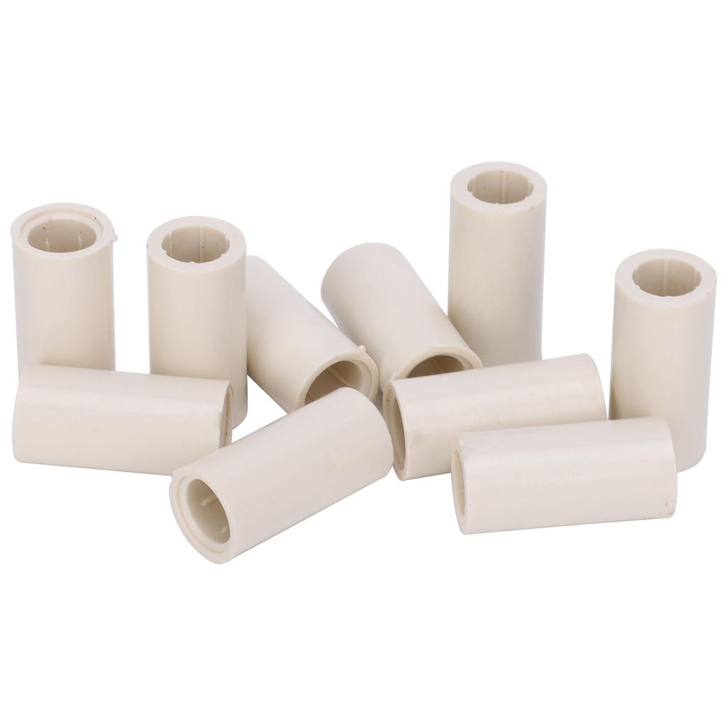40pcs Pool Cue Ferrules White Fiber Stick Rod Repairing Tool Tubes Billiard Accessories12mm/0.5in