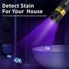 365nm Mini UV Led Blacklight Flashlight Usb Rechargeable Nail Lamp Pet Stain Leakage Marker Ore Money Scorpion Detection Lights