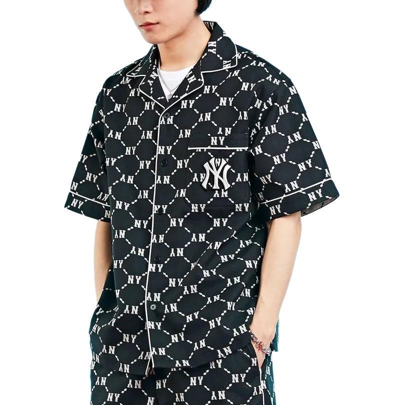 MLB New York Yankees Shirt Unisex Zwart 3AWSM0223-50BKS