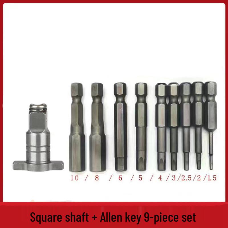 Dayi Electric Wrench Conversion Head: Strong Magnetic Multi-Purpose Square & Drill Bit.