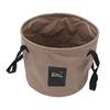20L Portable Camping Bucket PVC Folding Water Bucket High Capacity Collapsible Container for Outdoor Activities