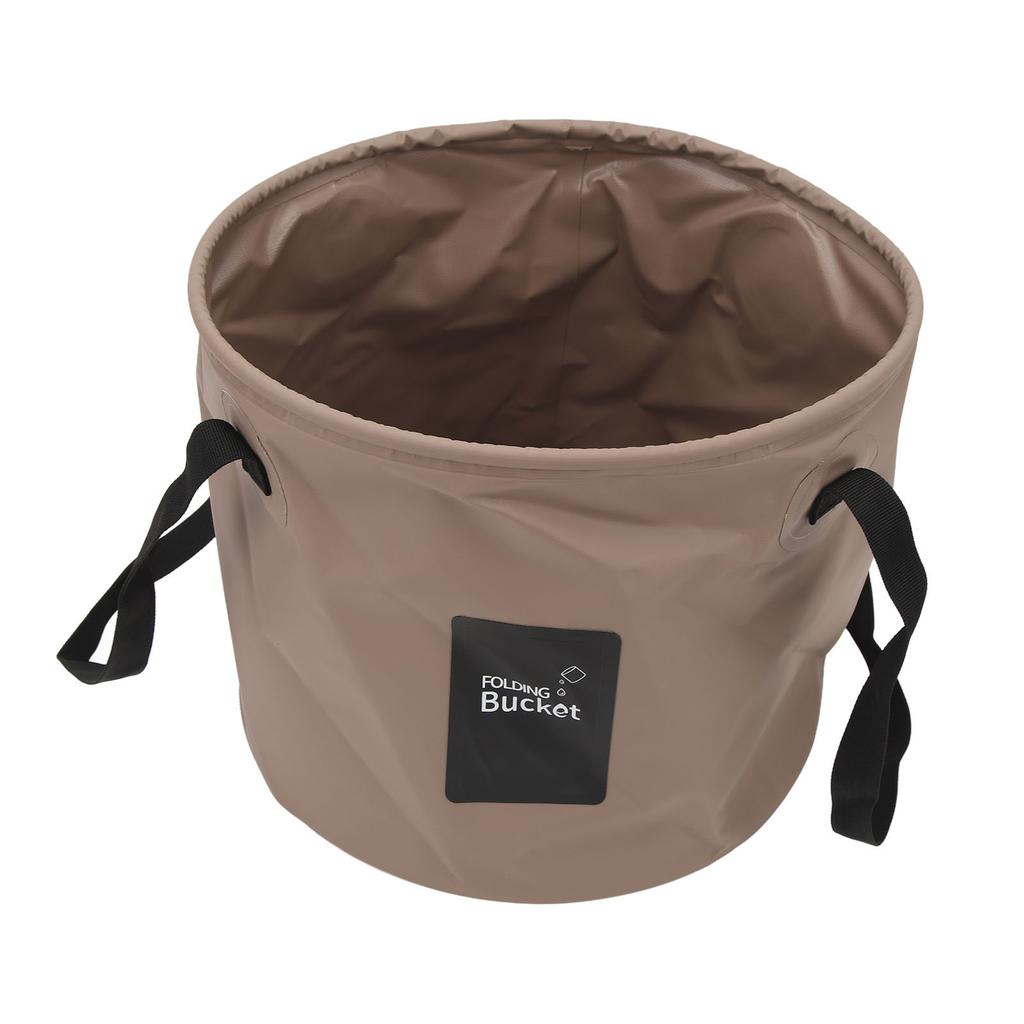 20L Portable Camping Bucket PVC Folding Water Bucket High Capacity Collapsible Container for Outdoor Activities