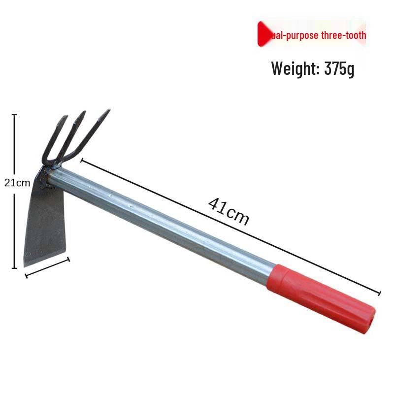 Multifunctional Stainless Steel Gardening Hoe for Planting, Weeding, and Digging 
