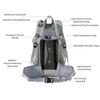 CAMEL Outdoor Professional Hiking Backpack, Large Capacity Travel Tourism Backpack, for Hiking And Climbing, Light Green