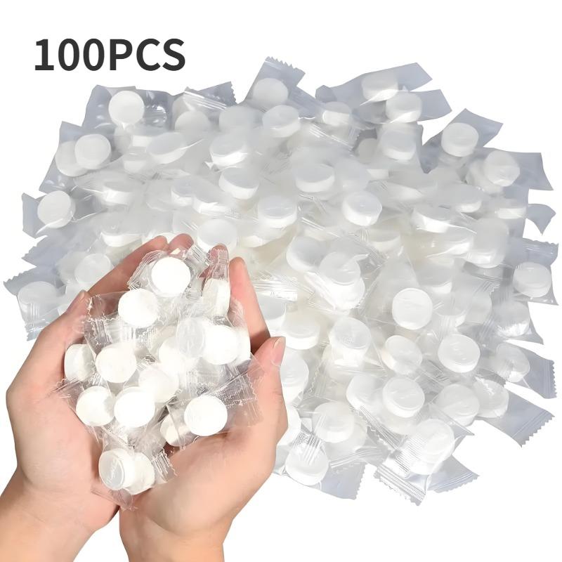 50/100PCS Compressed Towel Disposable Portable Mini Compressed Towel Outdoor Travel Hotel Face Cleaning Makeup Removal Tissue