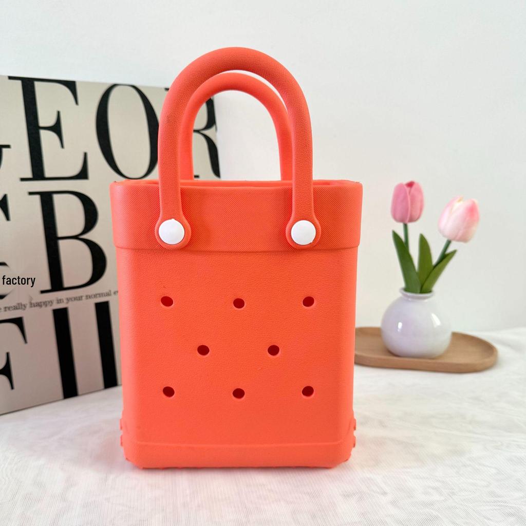 EVA Cartoon Waterproof Hole Bag: Summer DIY Mini Handbag
