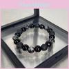 Luxurious Obsidian Bead Bracelet For Men And Women Trendy Dark Aesthetic Jewelry
