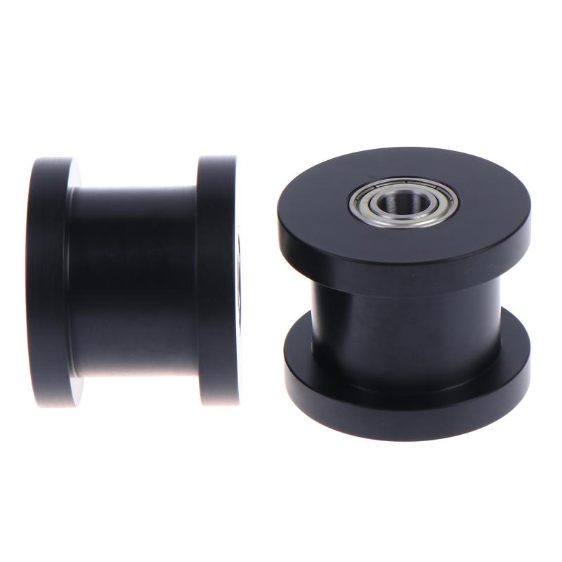 Double Bearing H Groove Flat Bottom Groove Wheel Width 25 Nylon Roller Guide Wheel Moving Pulley H6/H8/H10*50*40