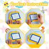 Children's Magnetic Drawing Board Writing Board Can Eliminate Drawing Toys, Portable Color Magnetic Drawing Board Toys