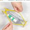 Color Transparent Storage Bag Simple Ins Girly Heart Makeup Bag High-Value Desktop Storage Stationery Bag Pen Bag
