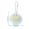 Cute Cartoon Sausage Mouth Hair Ball Key Chain Plush Funny Mini Big Mouth Doll Pendant Key Ring Backpack Bag Car Pendant